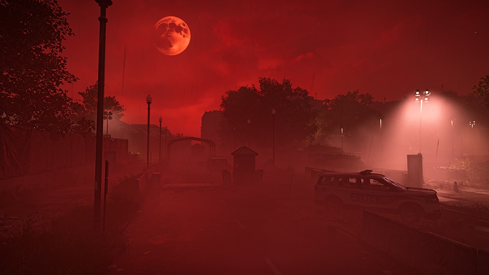 Washington D.C. under a red moon, official Ubisoft event artwork
